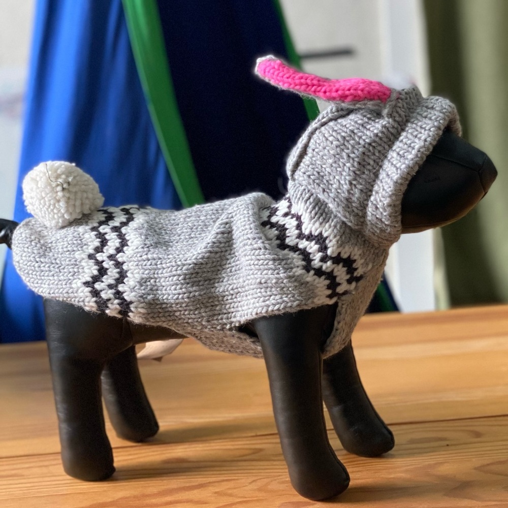 Wool Dog Sweater